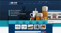 Desktop Screenshot of dyequipment.com