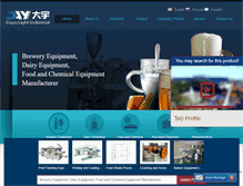 Tablet Screenshot of dyequipment.com